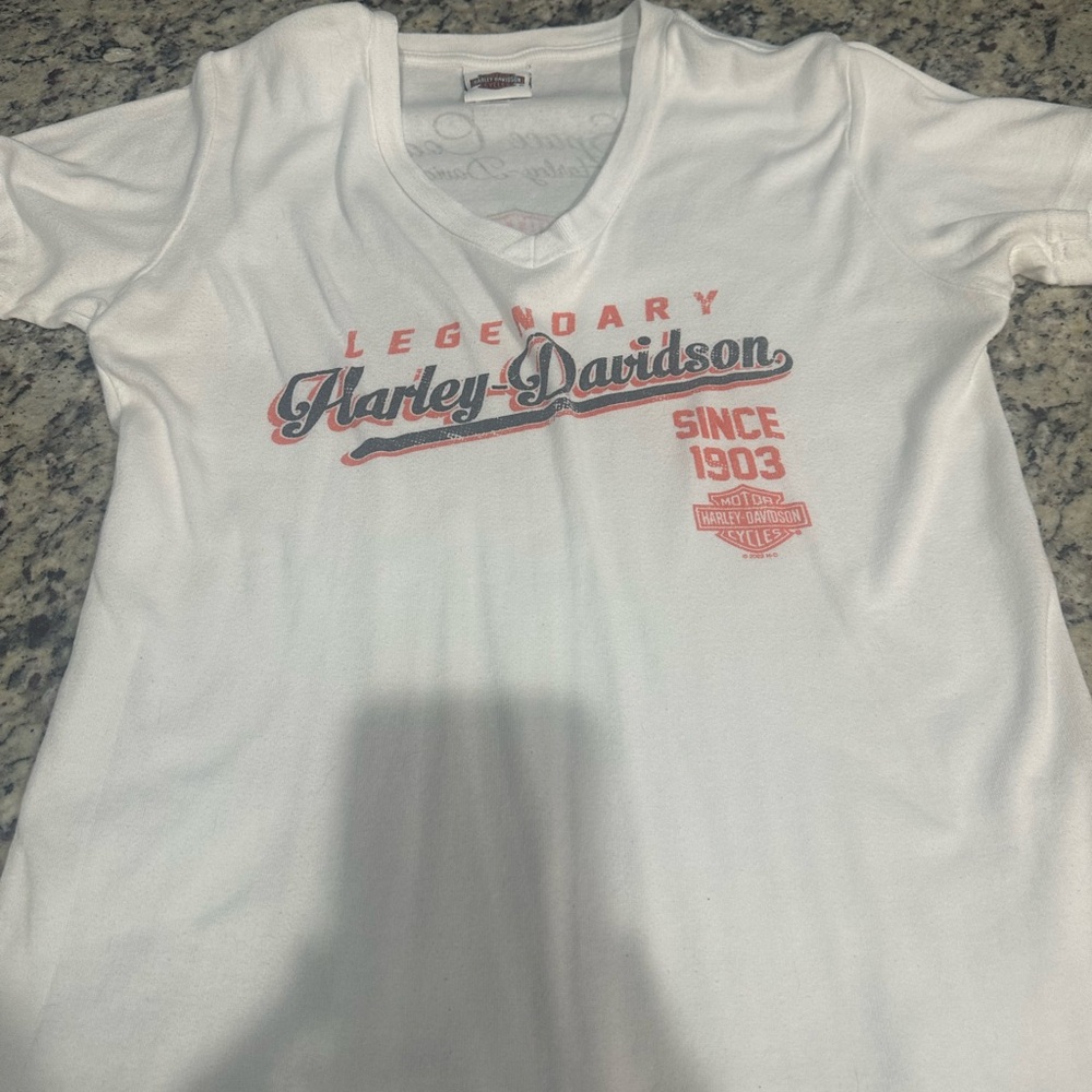 Harley-Davidson White T-Shirt